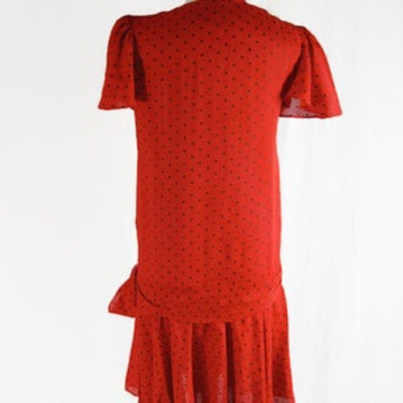 Vintage JODY California Day Dress Polka Dot - Picture 3 of 5